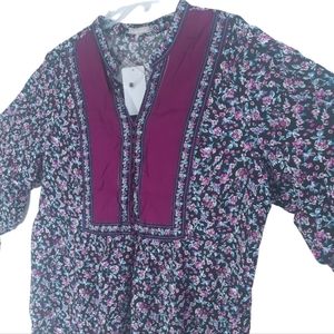 Woman Within v-neck button-down tunic size 2X (26/28)